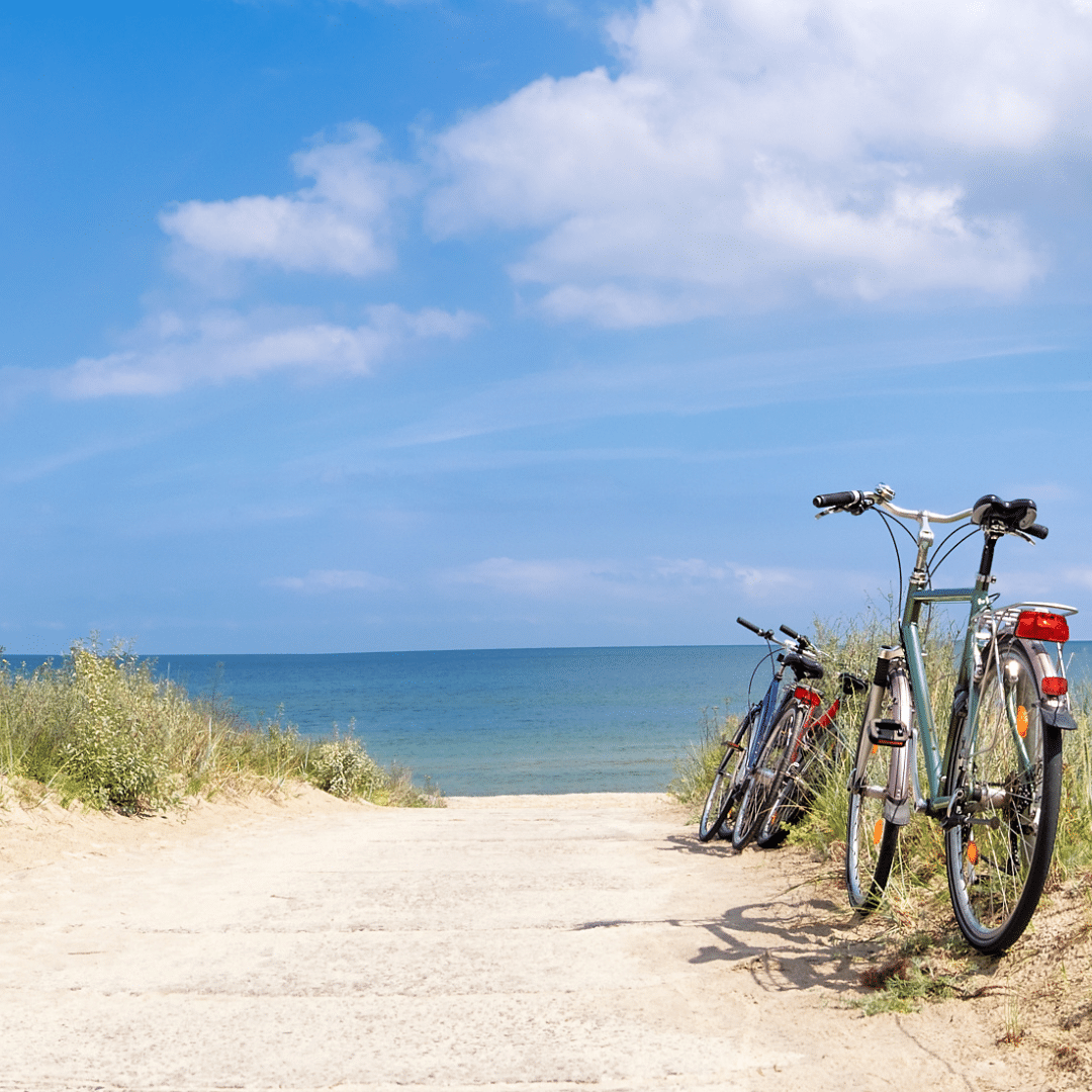 Urlaub mit dem Fahrrad an der Ostsee - Ferienwohnung Strandliebe Lutterbek