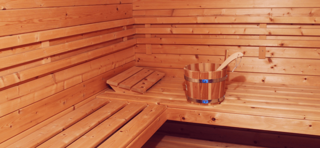 Finnische Sauna in der Ferienwohnung Strandliebe Lutterbek an der Ostsee